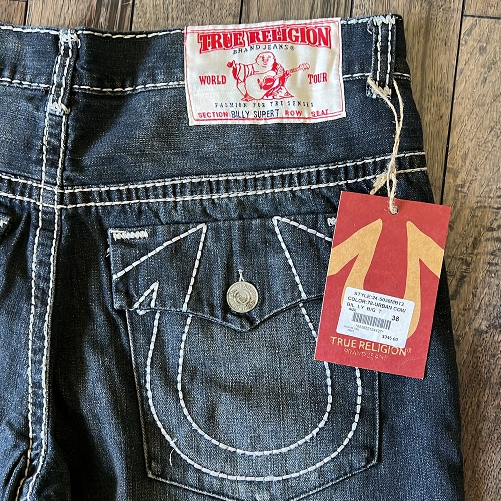 True Religion Billy SuperT jeans size 38 NWT - Picture 6 of 11